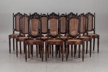 STOLAR, 12 st. Nyrenässans. 1800-talets slut.