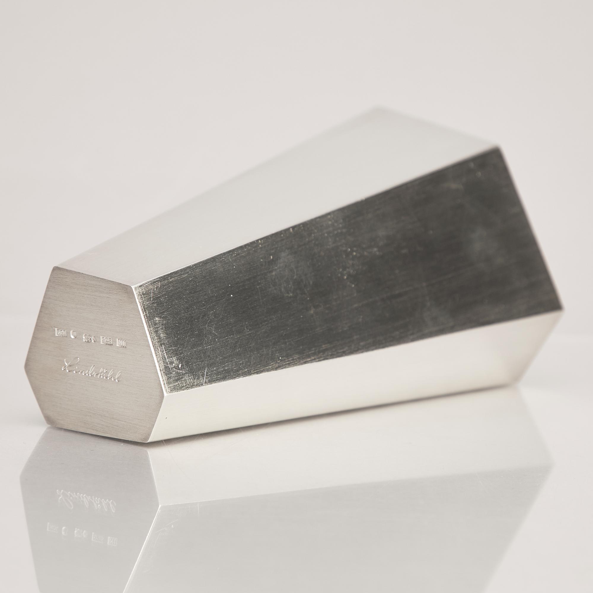 A sterling silver vase, mark of Rolf Lindståhl, Stockholm 2011.
