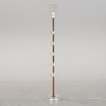 Carl Fagerlund, golvlampa, Orrefors, 1960-tal.