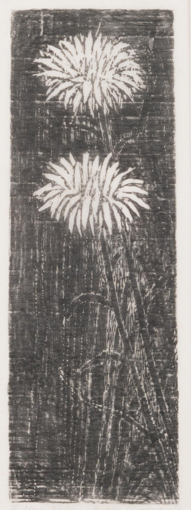 HILKKA SILVEKOSKI, 2 kpl puupiirroksia, signeeratut ja päivätyt -52/-56.