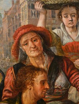 Joachim Beuckelaer, A fish market outside the city gate of Antwerp.