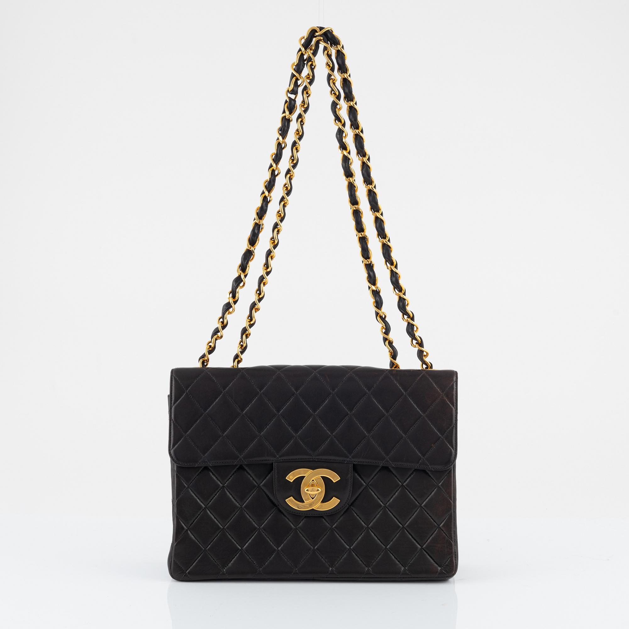 Chanel, väska, "Jumbo Classic Flap Bag", vintage.