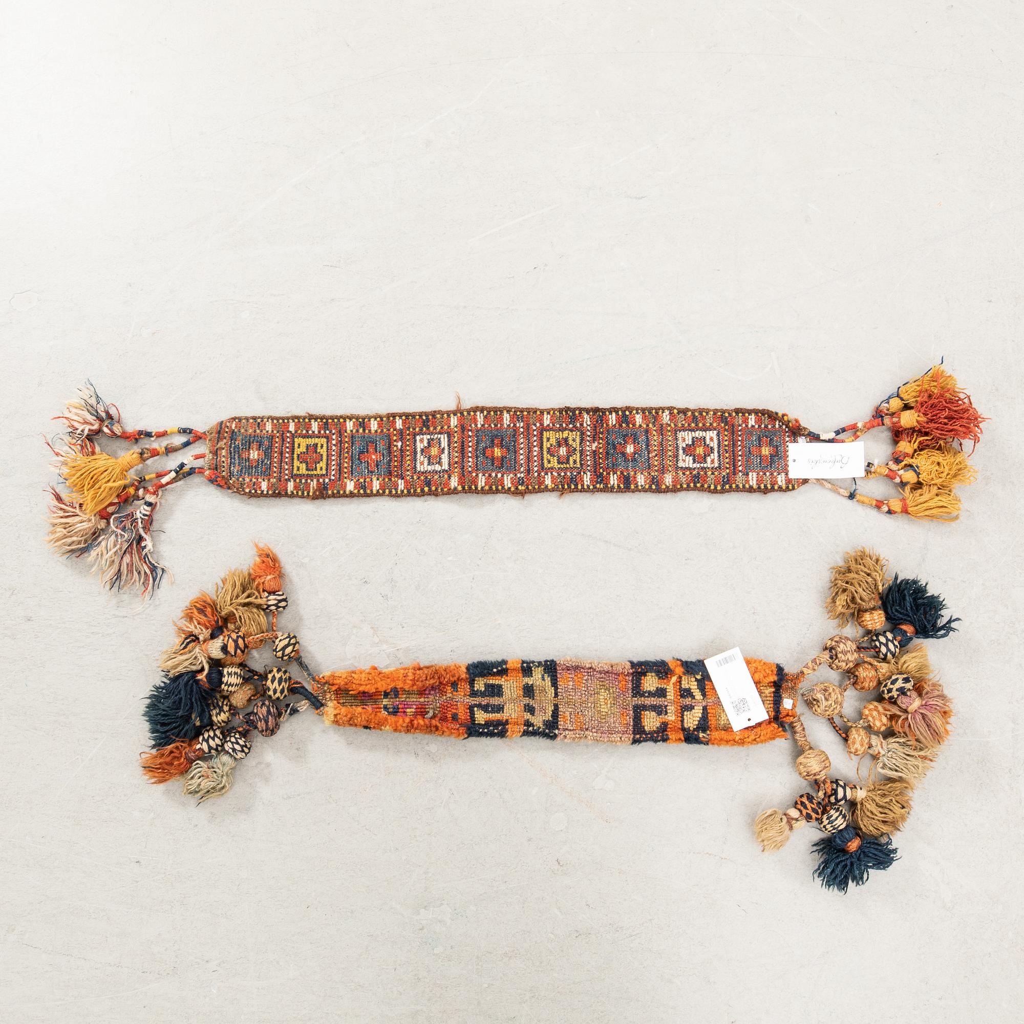 Decorative band for horse Kurdistan old/semi-antique approx. 115x12 cm 133x13 cm.