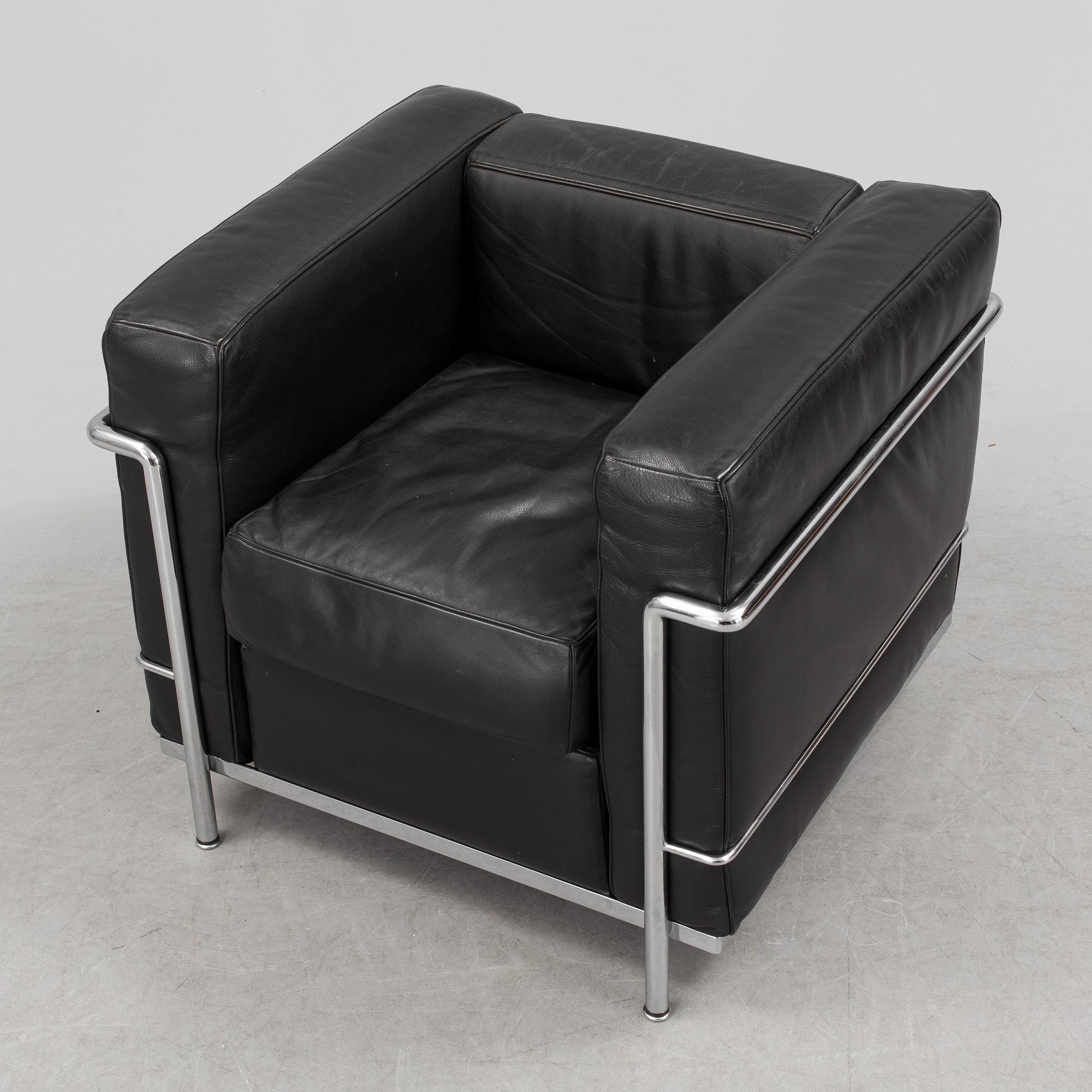 LE CORBUSIER, fåtölj, "LC2", Cassina.