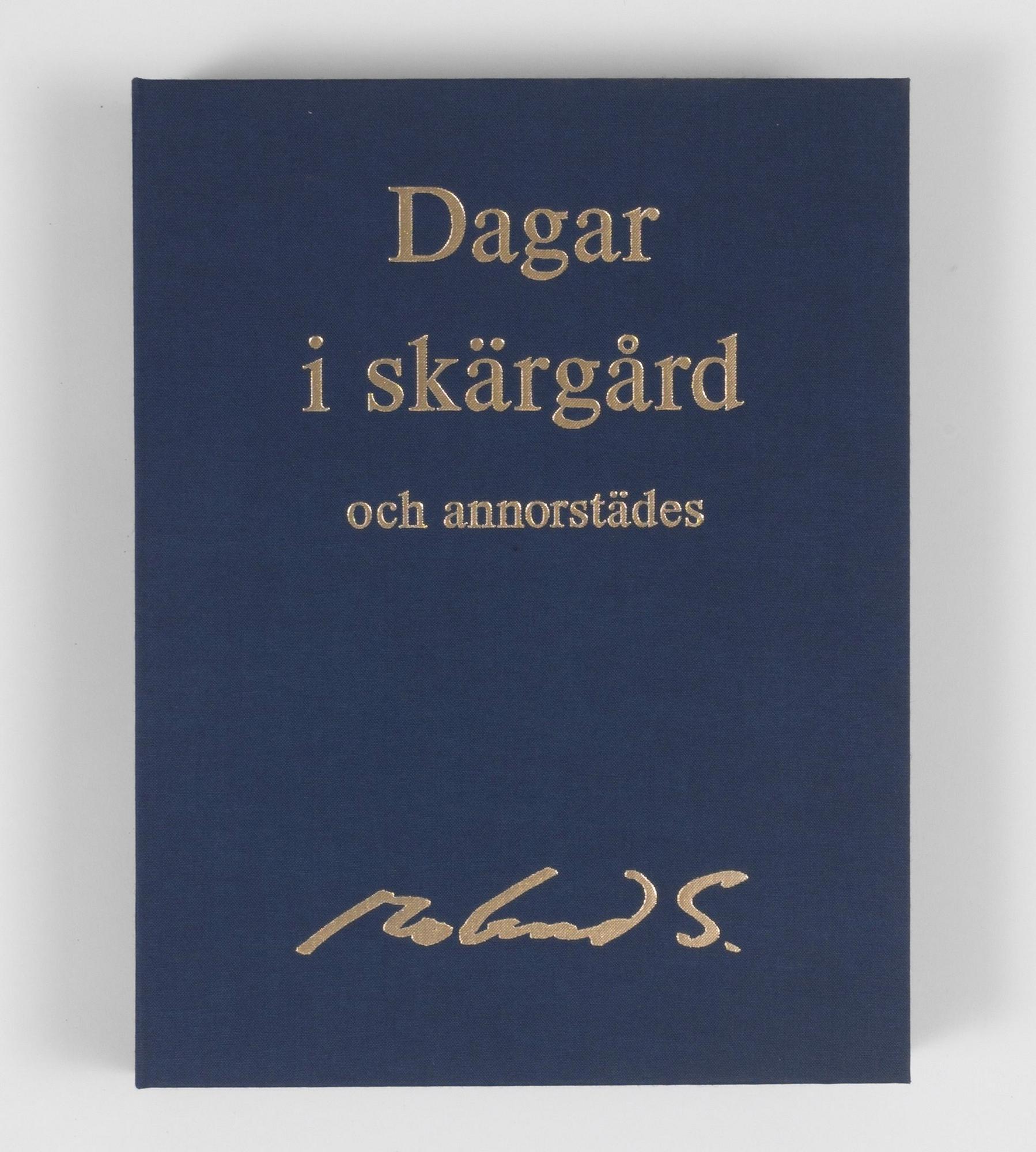 Roland Svensson, "Dagar i skärgåd och annorstädes".