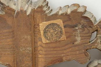 Spegellampetter, ett par, Empire, av Johan Fredrik Sellberg, Vänersborg, 1800-talets första hälft.