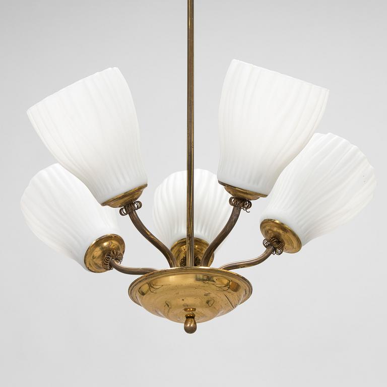 A mid-20th century chandelier for Saariston Valaisin.