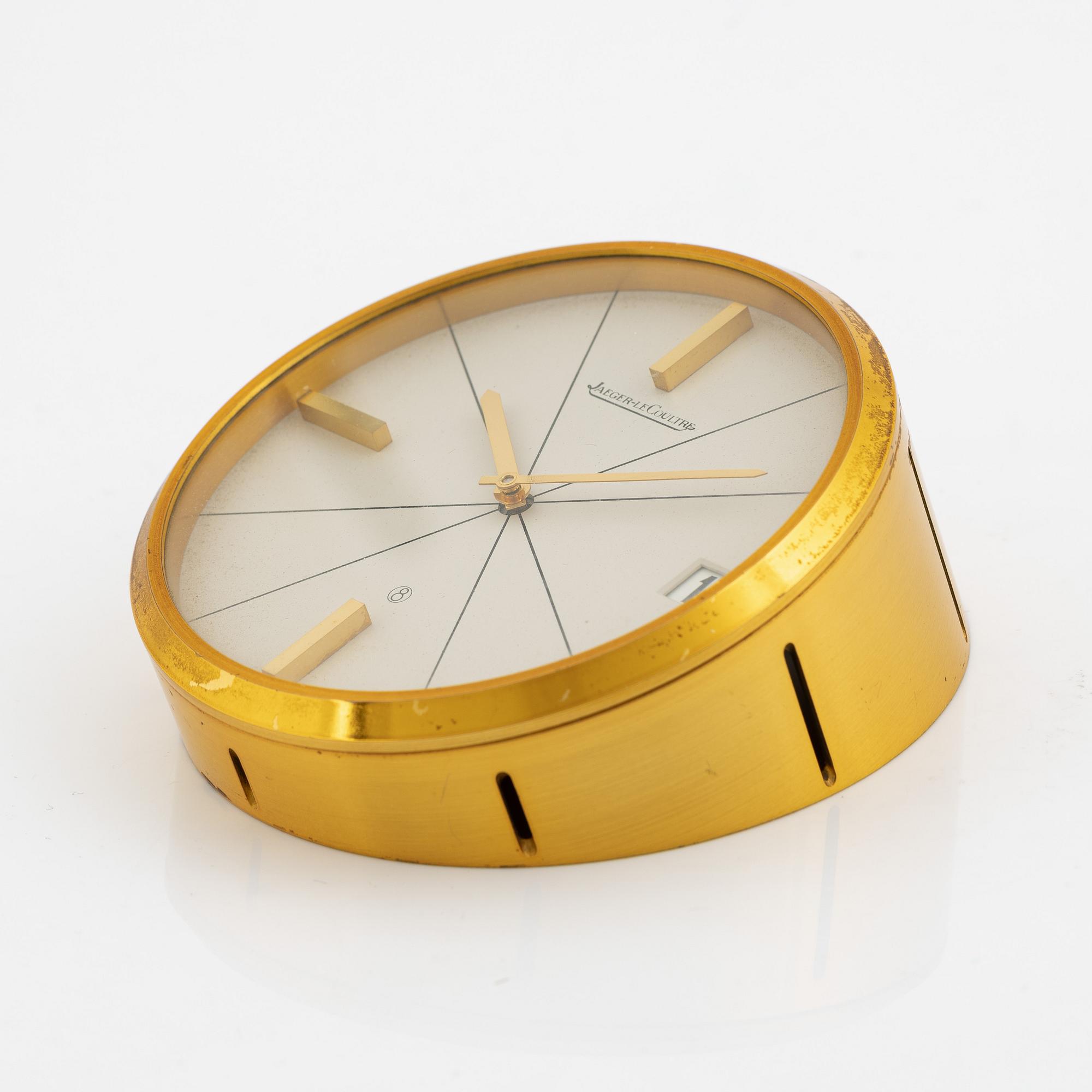 Jaeger-LeCoultre, table clock, 95 mm.