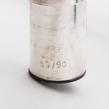 Tapio Wirkkala,  a silver 'Nonstop' candelabrum TW 432, numbered 57/90, Kultakeskus, Hämeenlinna 2007.