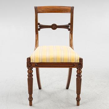 Empire, Four empire chairs, first half of the 19th Century.