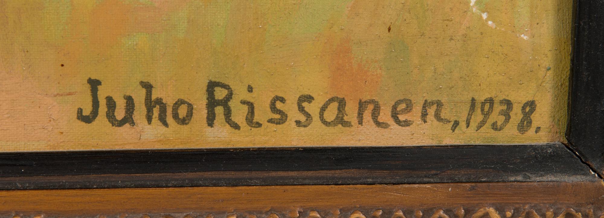 Juho Rissanen, Tyttö juhlapuvussa.