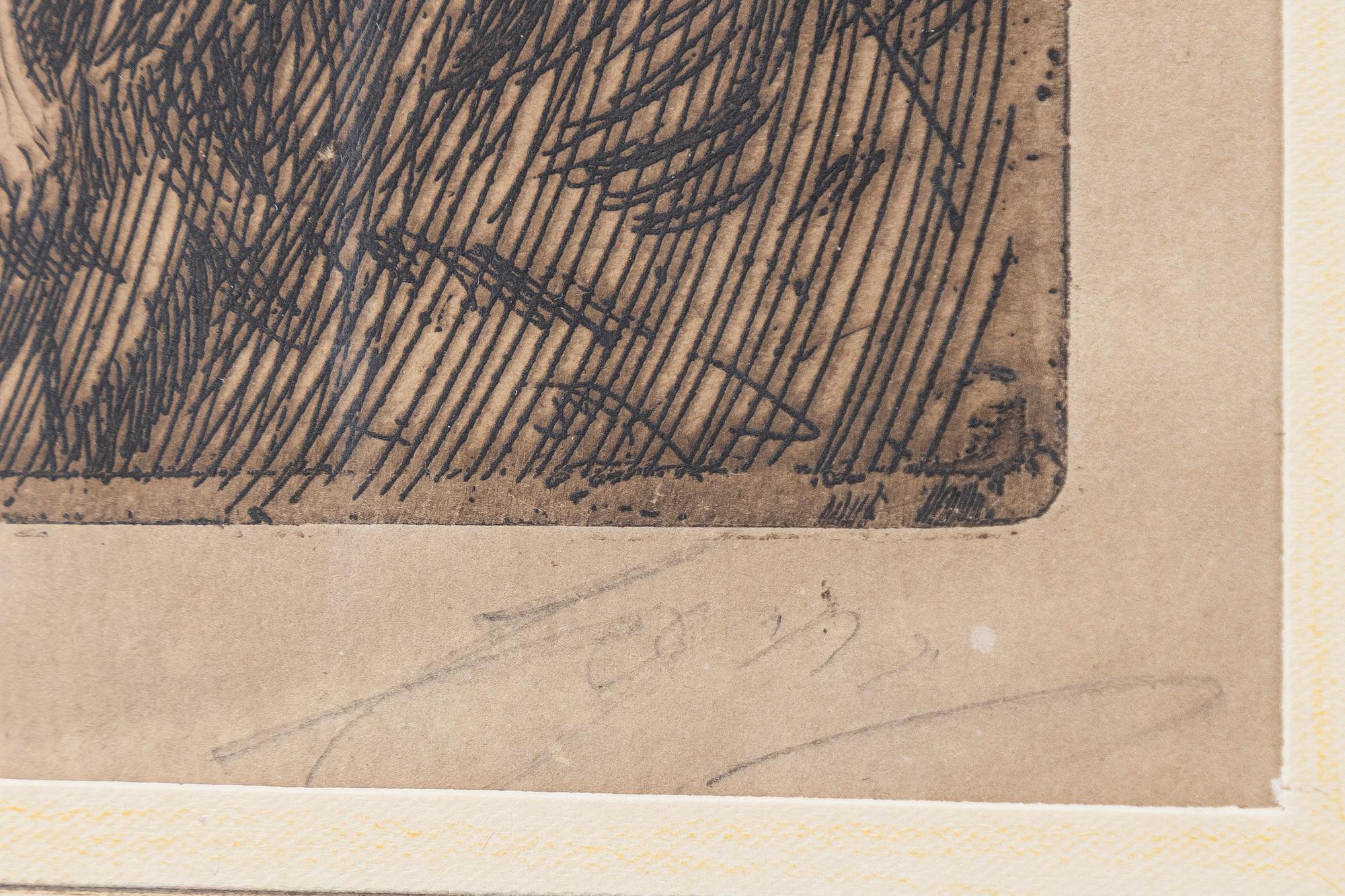 Anders Zorn, "Stående modell".