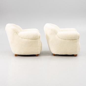 Fåtöljer, ett par, Swedish modern, 1900-tales mitt.