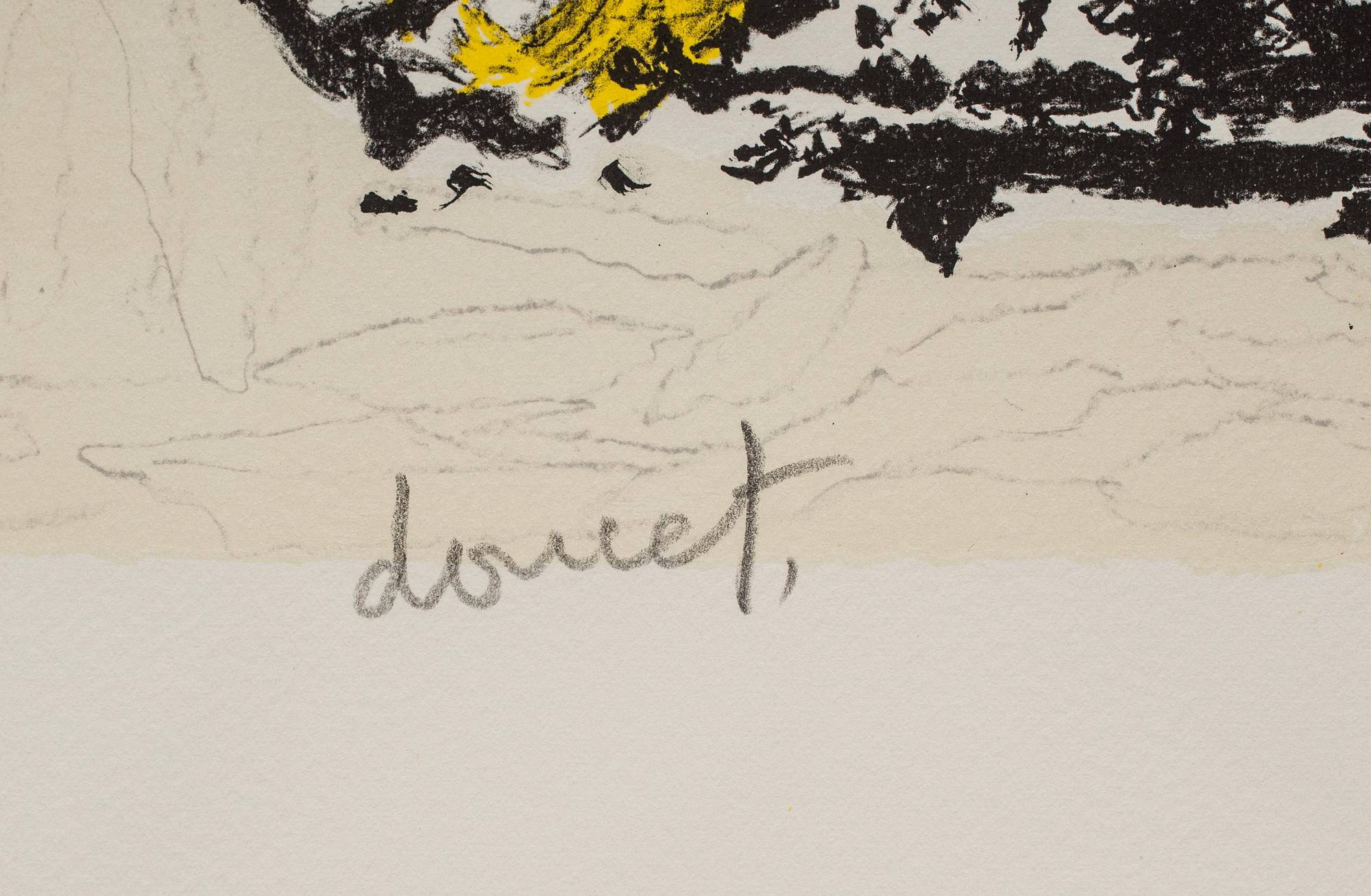 JACQUES DOUCET, färglitografier, 3 st, signerade och numrerade 41-42/150, bok medföljer.