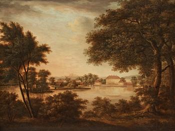 Carl Johan Fahlcrantz Attributed to, "Brokinds Slott" (= Brokind palace).