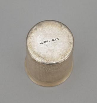 BÄGARE, silver, Hermès, Paris, 1900-talets andra hälft. Tot vikt ca 35g.