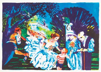 Peter Dahl, "Afton i parken".