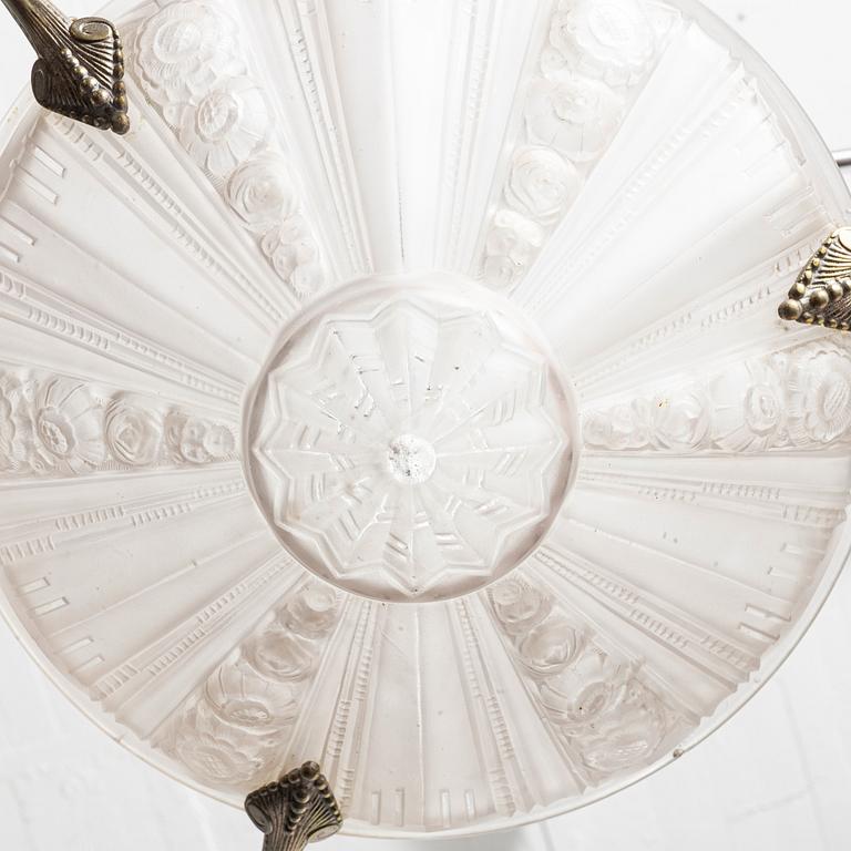 An Art Deco ceiling lamp, France, 1920s.