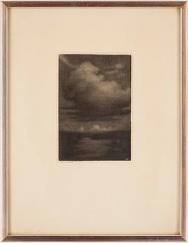 Prins Eugen · PRINS EUGEN, akvatint. Signerad med monogram i trycket. Ord och Bild 1936.