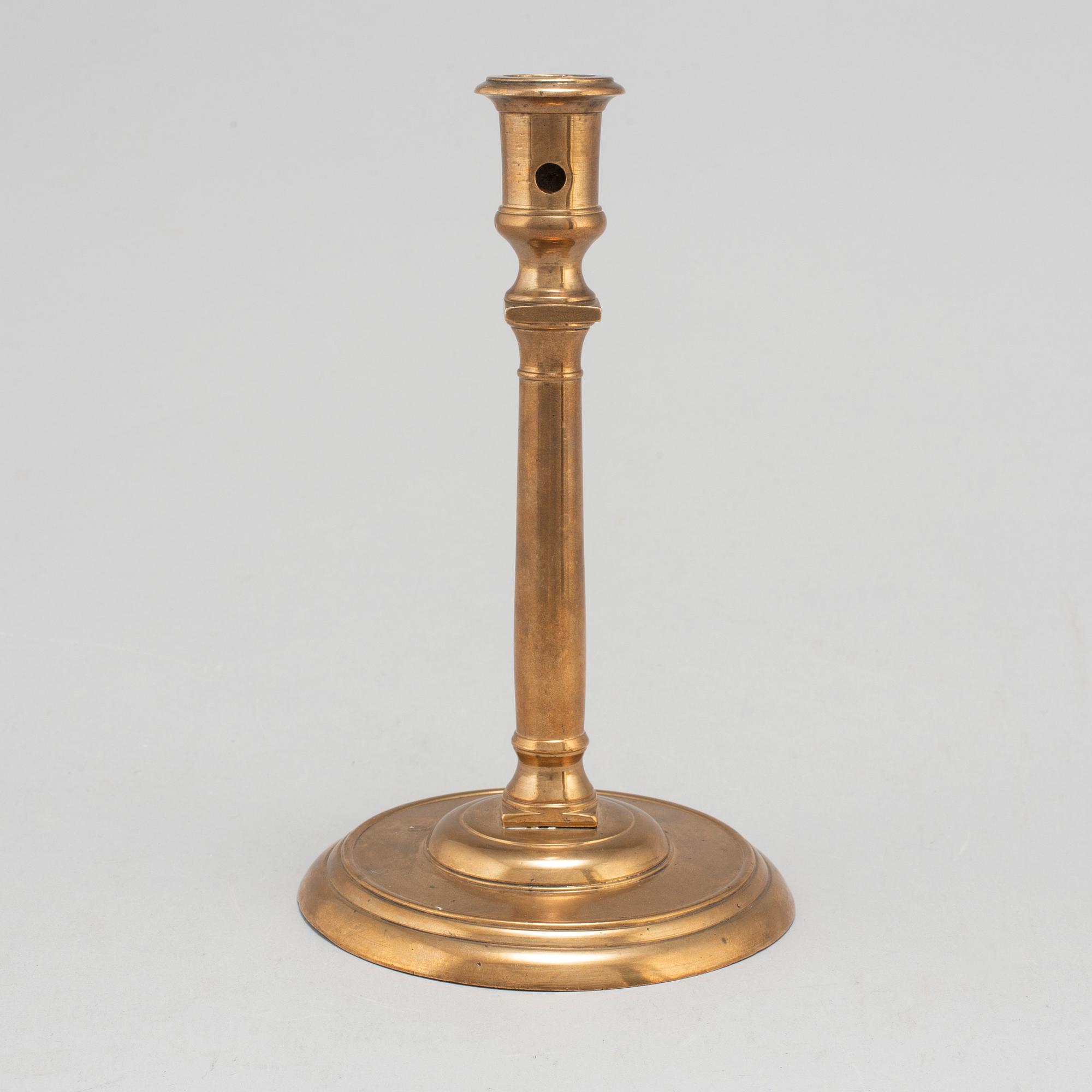 LJUSSTAKE, brons, 1500-tal.