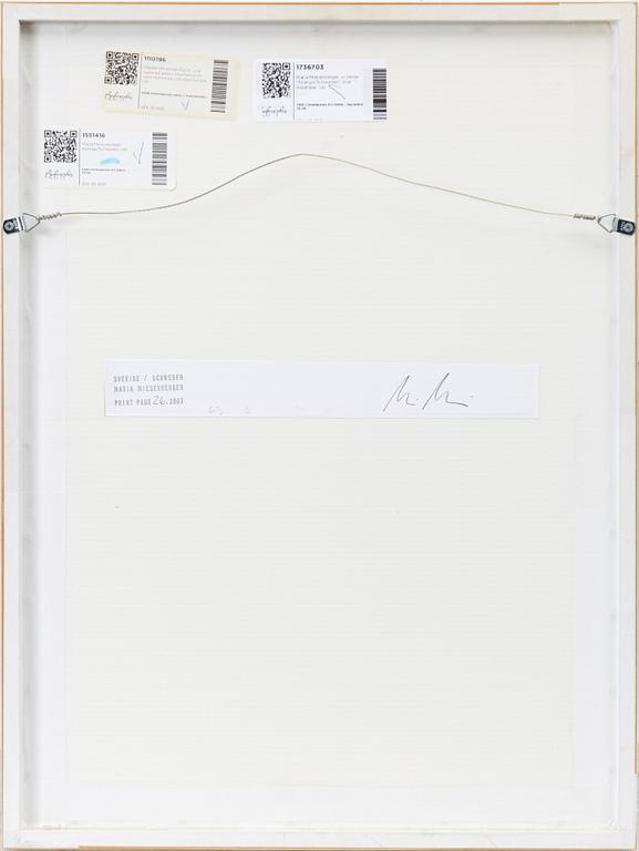 Maria Miesenberger, from the series “Sverige/Schweden”, book included.