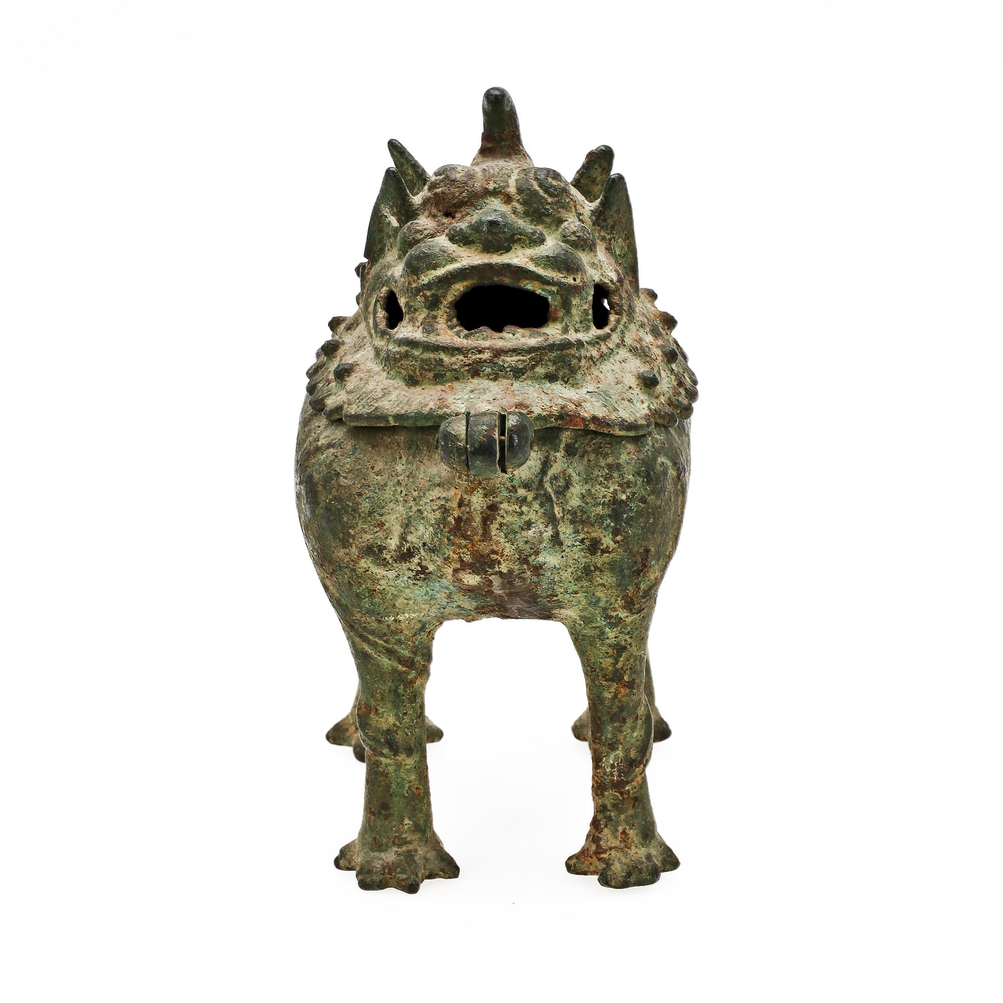RÖKELSEKAR, brons, Mingstil, Kina.