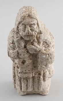 SKULPTUR, kalksten, möjligen 1800-tal eller äldre.