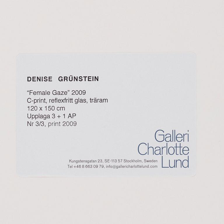 Denise Grünstein, "Female Gaze", 2009.