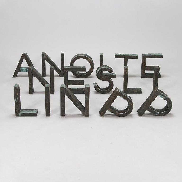 A set of 16 letters, presumably 1950s-60s.