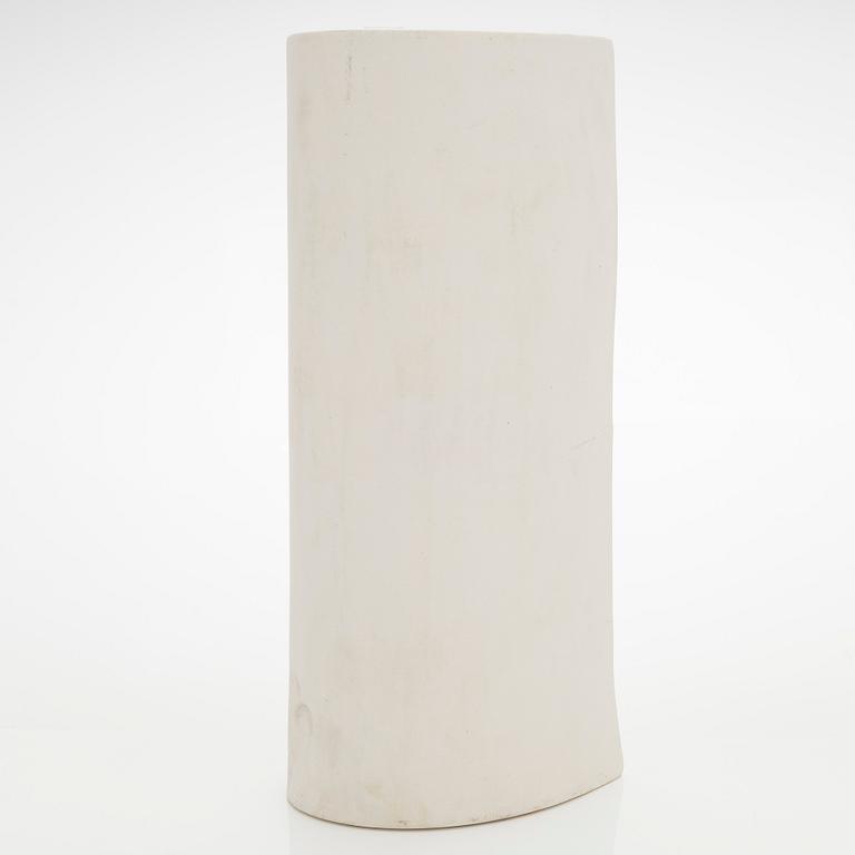 Kyllikki Salmenhaara, A white stoneware ' Winding' sculpture signed KS.