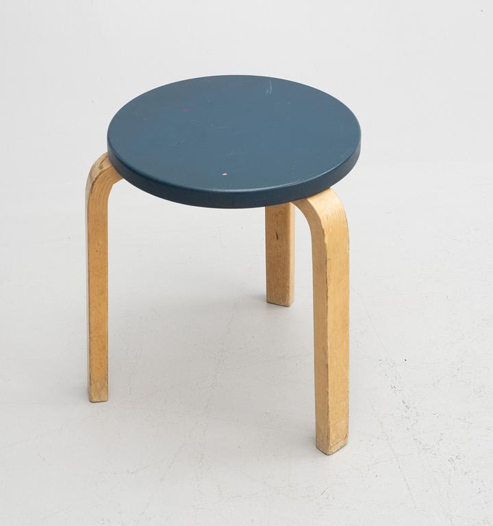 Alvar Aalto, a model '60' stool, Artek, Finland 1950's/60's.