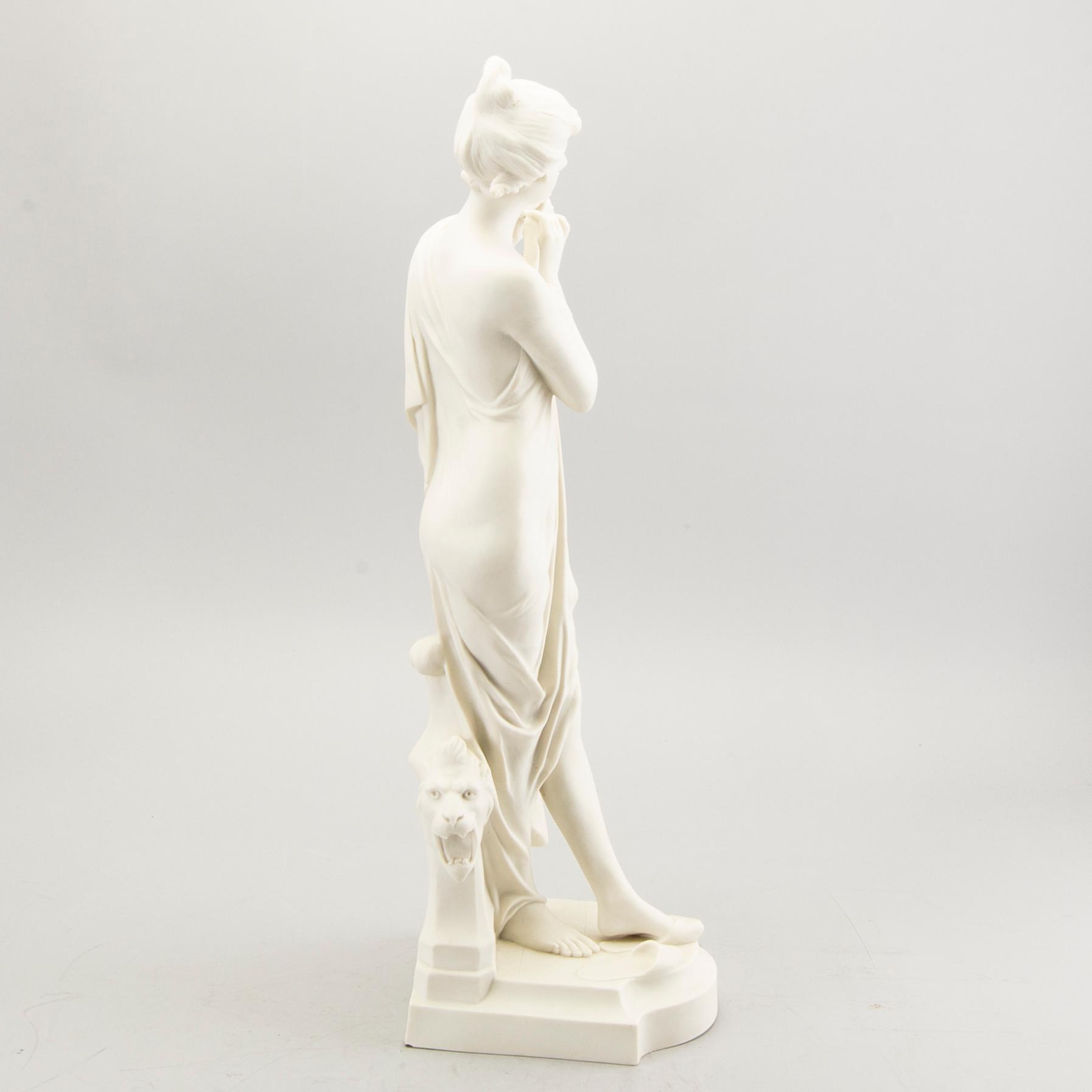 A Gustavsberg parian figurin dated 1904.