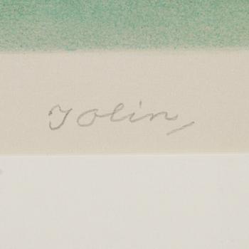 EINAR JOLIN, färglitografi, signerad och numrerad 25/360.
