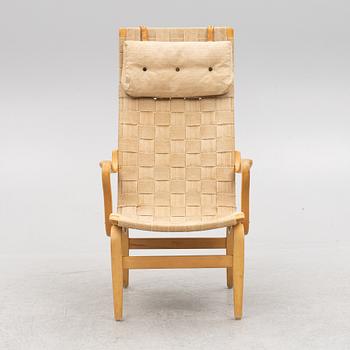 Bruno Mathsson, An 'Eva high' armchair, Firma Karl Mathsson, Värnamo, 1972.