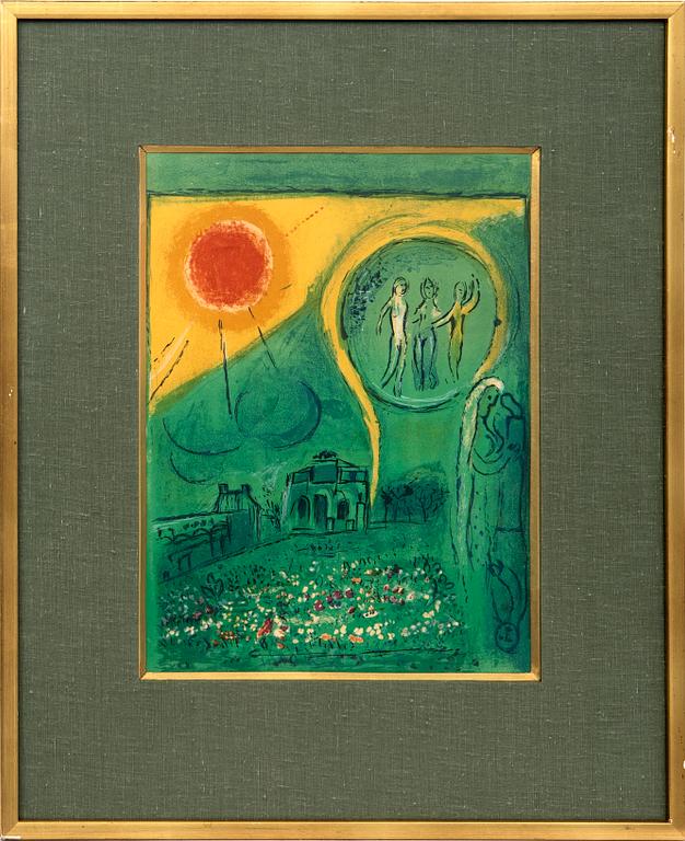 Marc Chagall, "Le Carrousel de Louvre", 1954.