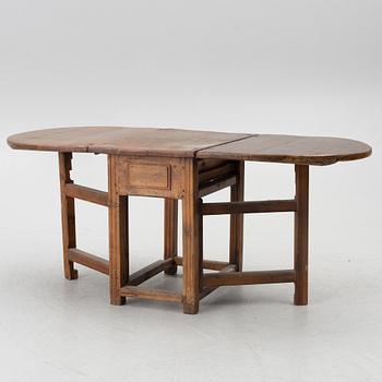 Drop-leaf table, 19th century.