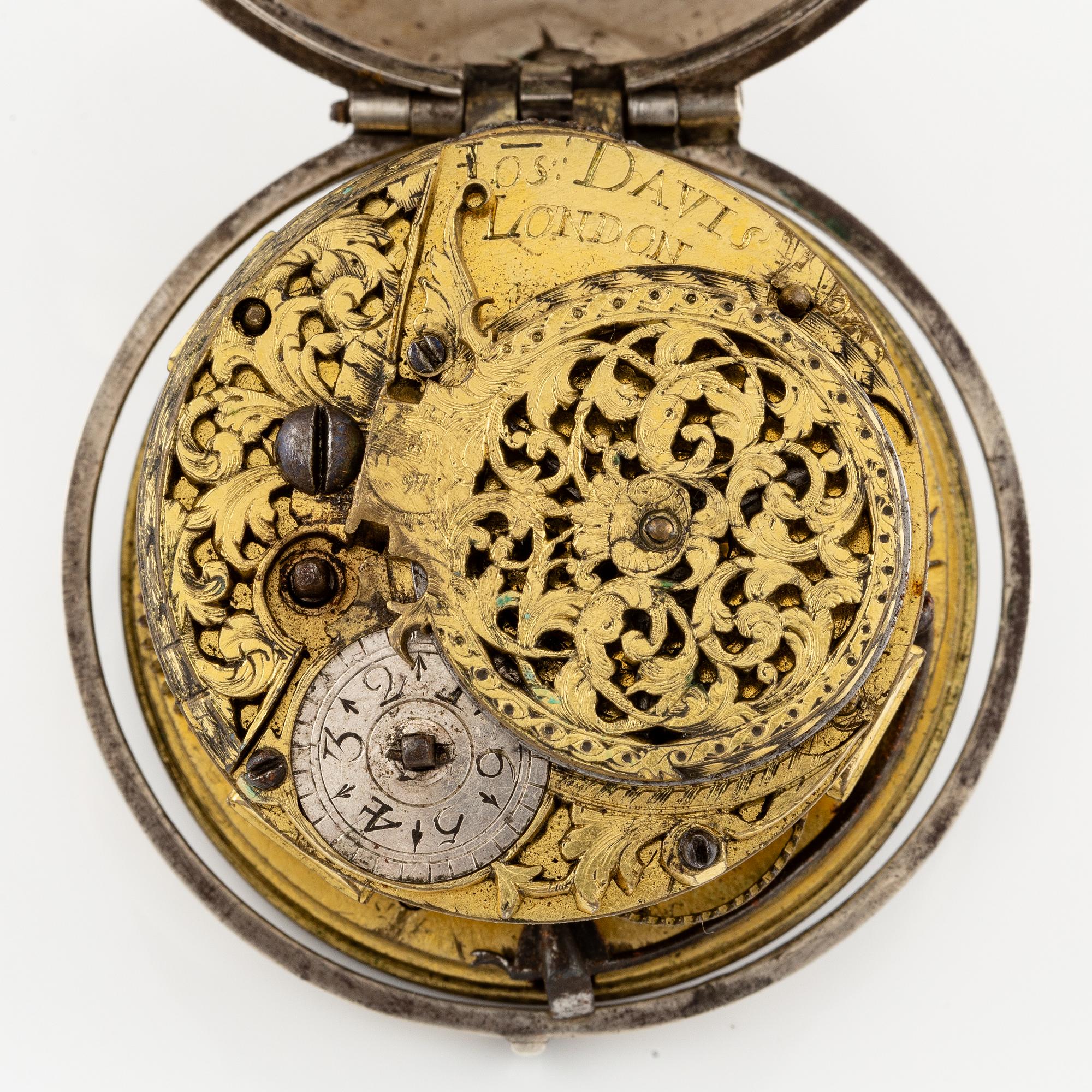 Fickur, av John Davis, London, tidigt 1700-tal, Barock.