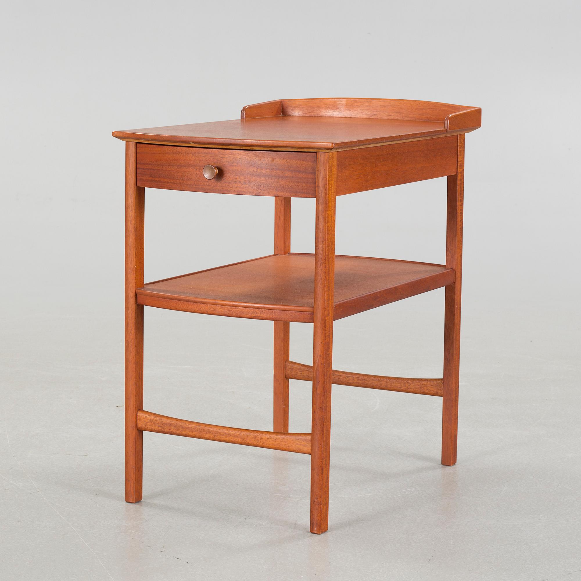 A "Birgitta" bedside table by Carl Malmsten for Bodafors, second half of the 20th century.