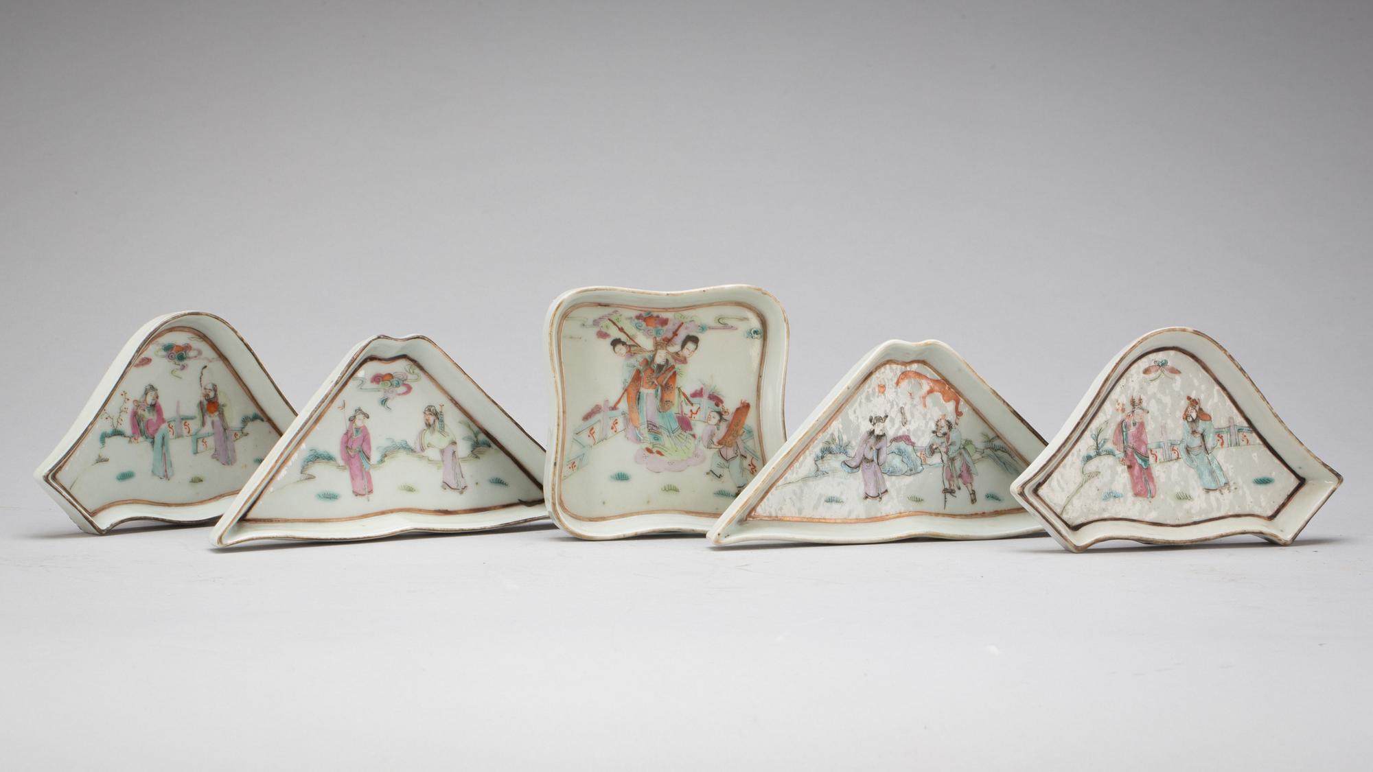 CABARET-DELAR, 5 delar. Japan. Sekelskiftet 1900.