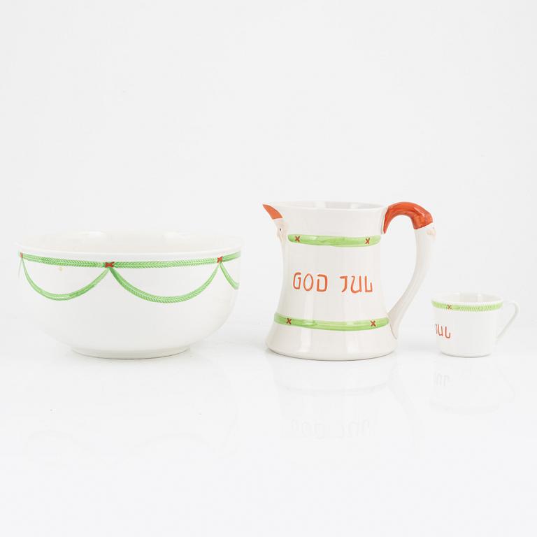 A 18-piece 'God Jul' porcelain service from Gustavsberg.
