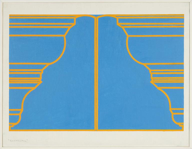 Nils Kölare,  oil on canvas, signed and dated -75 verso.