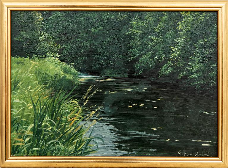 Gerhard Nordström,  oil on panel signed.