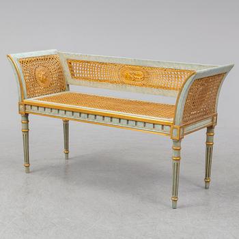 A 20th century Louis XVI-style bench.