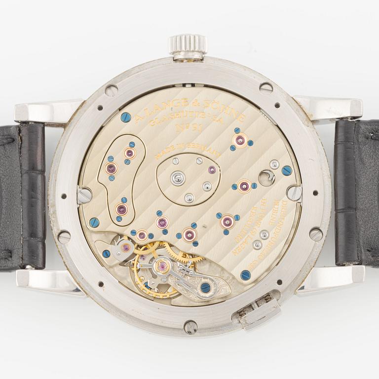 A. Lange & Söhne, Lange 1, "Solid Caseback", "First Generation", ca 1994.