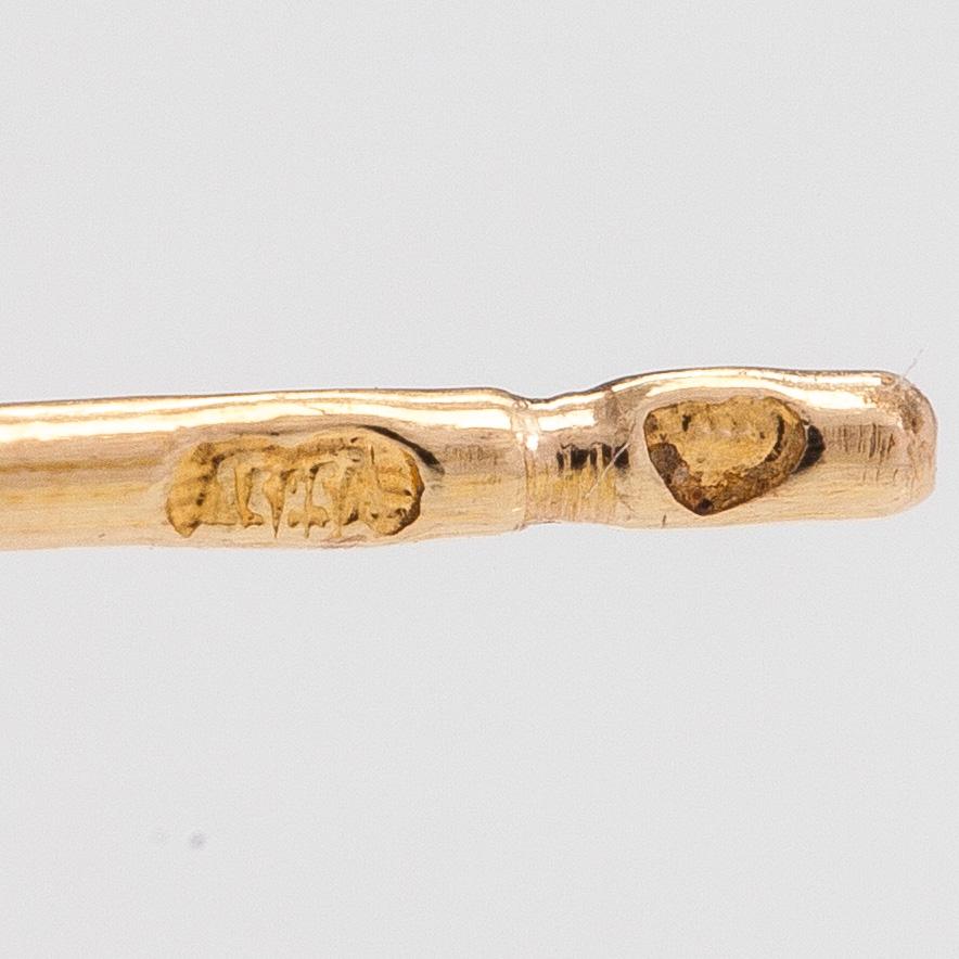 Björn Weckström, örhängen, ett par, "Guldtorn", 14K guld, Lapponia.