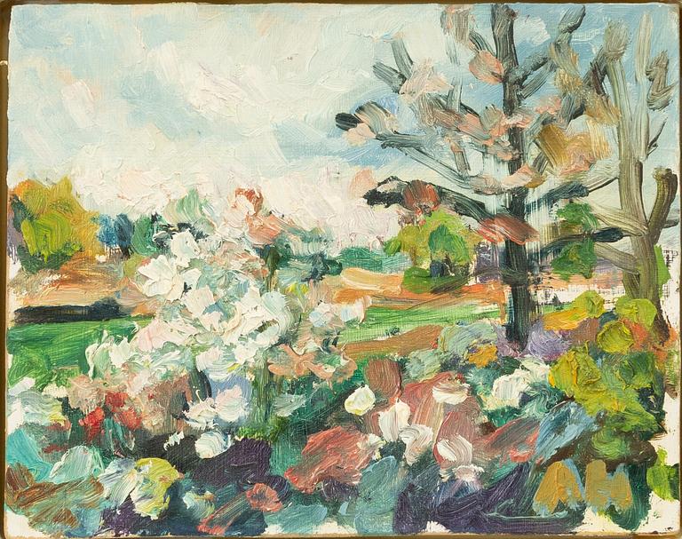 Anders Hultman, "Blommande slån".