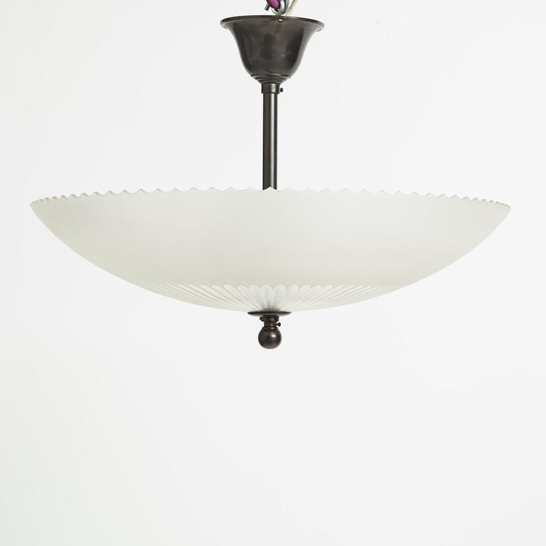 Erik Tidstrand, a model '26822' ceiling light, Nordiska Kompaniet, 1920's/30's.