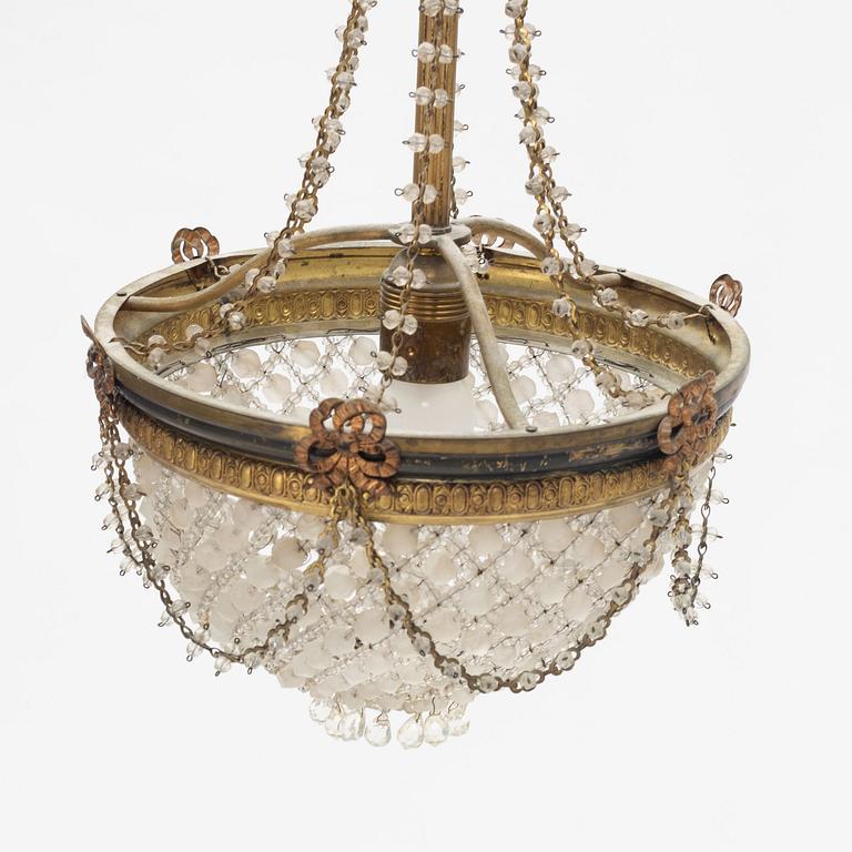A ceiling light, early 20th Century.