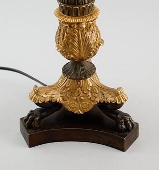 BORDSLAMPA, empirestil, 1800-/1900-tal.