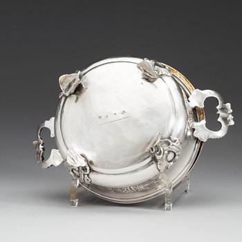 TERRIN med lock, icke identifierad mästarstämpel, sannolikt Breslau 1750-tal.